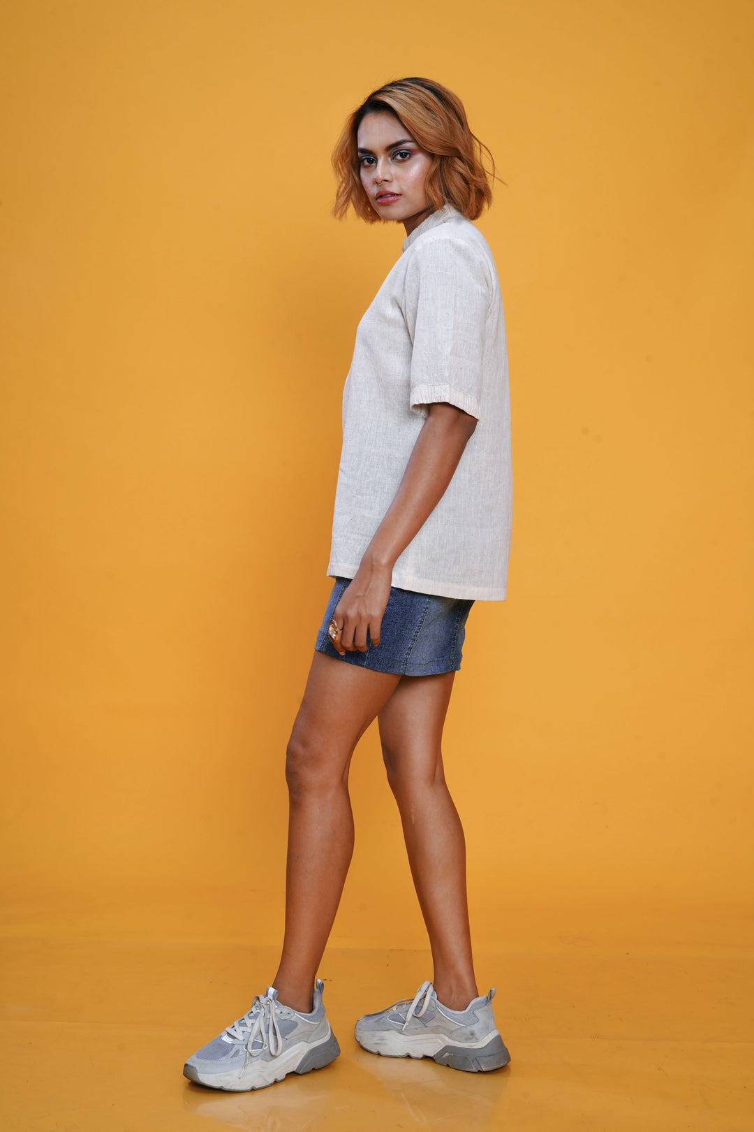 Kala cotton cloud bunkar t-shirt for women