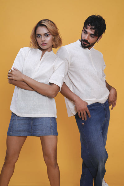 Kala cotton cloud bunkar t-shirt for women