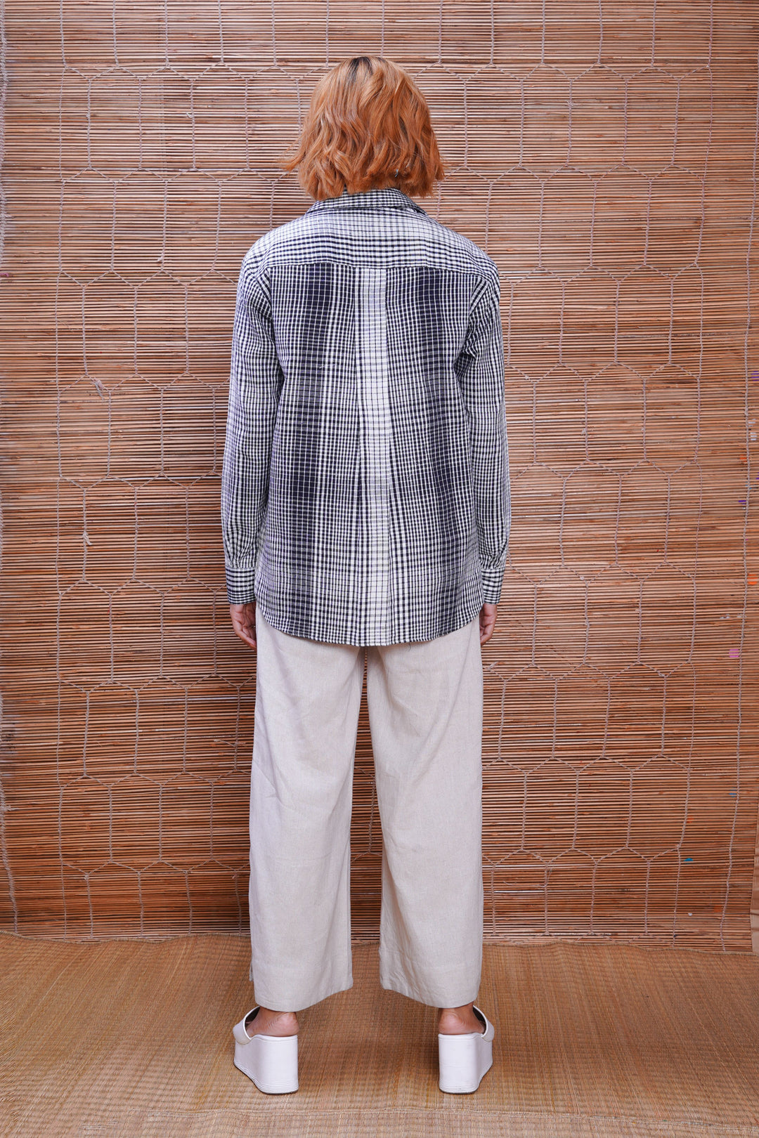 Kala cotton gradation checks everywhere shirt for women