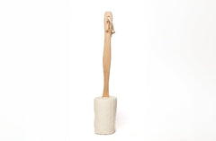 Organic B Natural Loofah with Wooden Handle