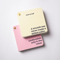 Ecokari Handmade Paper Flip Notepads | Inspiring Quotes