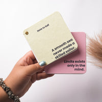 Ecokari Handmade Paper Flip Notepads | Inspiring Quotes