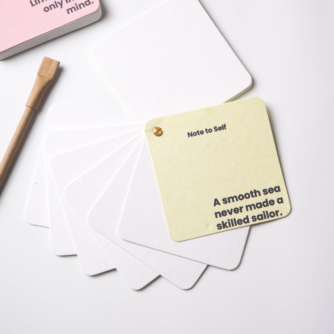 Ecokari Handmade Paper Flip Notepads | Inspiring Quotes