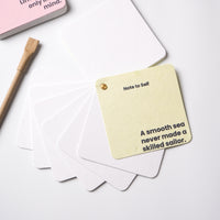 Ecokari Handmade Paper Flip Notepads | Inspiring Quotes