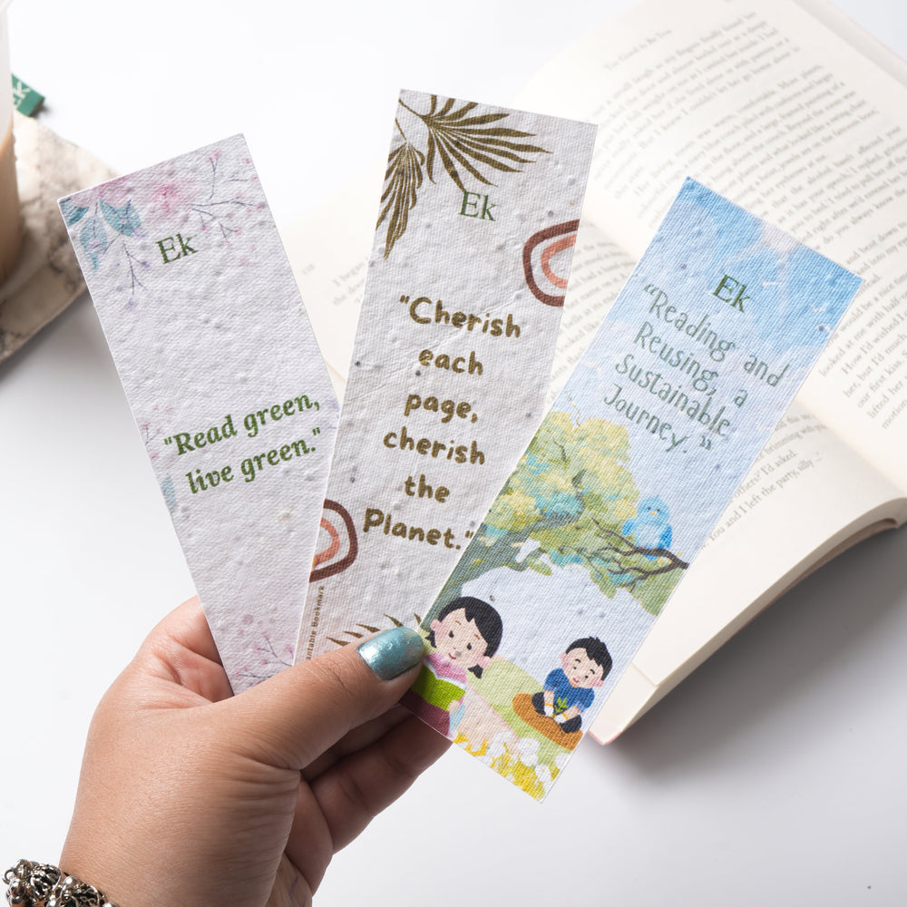 Ecokari Eco-Sprout Plantable Bookmarks | Set of 3