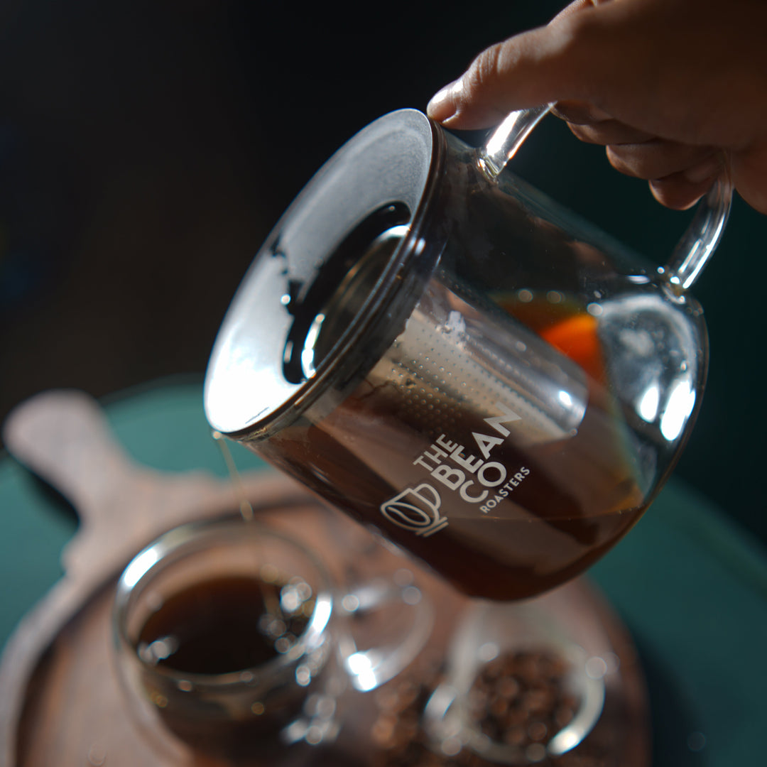 The Bean Co Roasters Cold Brew Coffee Maker | 1 Litre | Heat-resistant borosilicate glass | Stylish design
