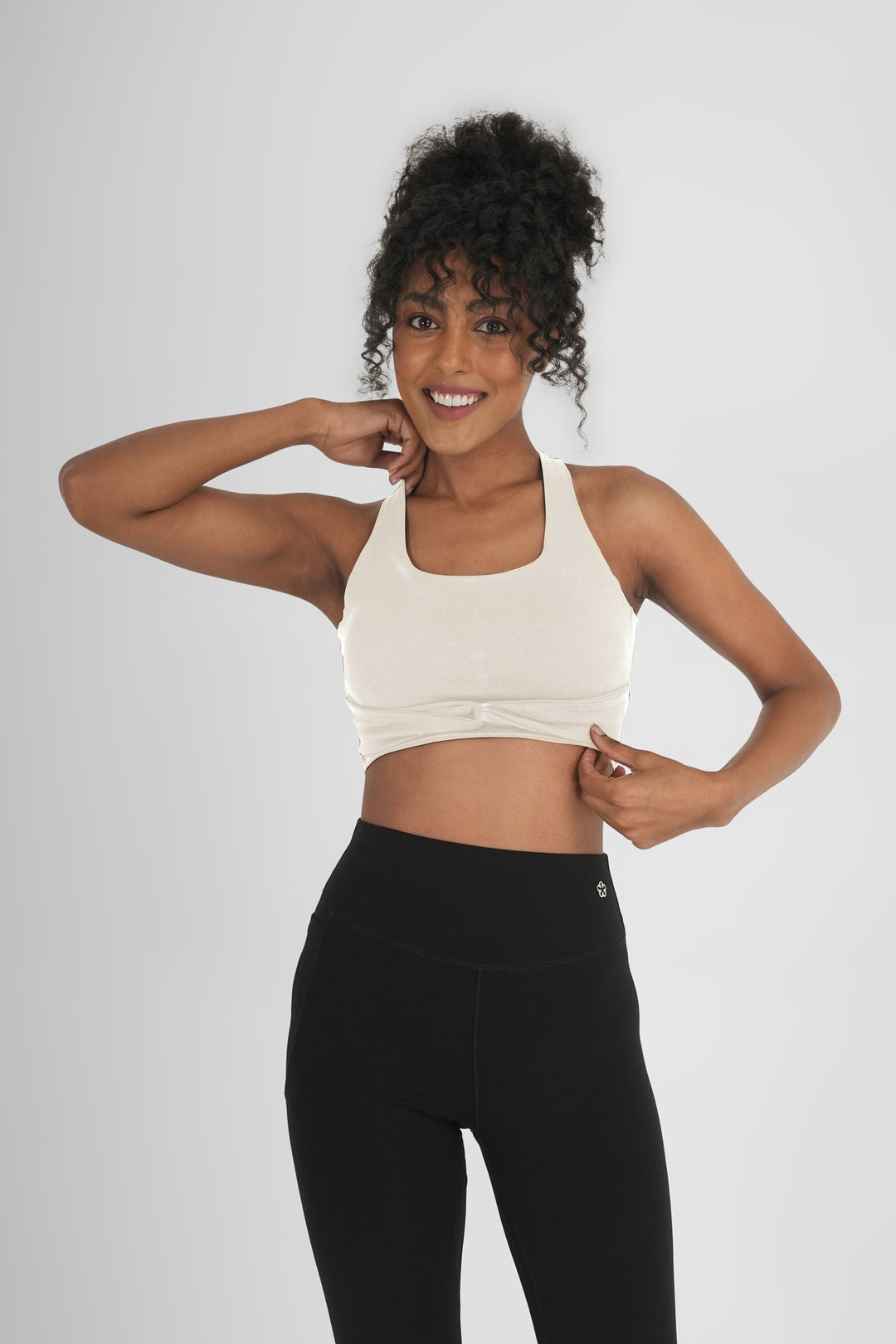 Elope Cross Back Organic Cotton Modal Padded Sports Bra