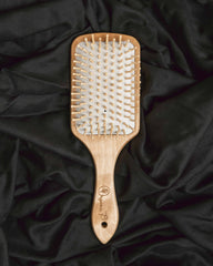 Organic B Rectangular Paddle Hairbrush |Wooden| Large