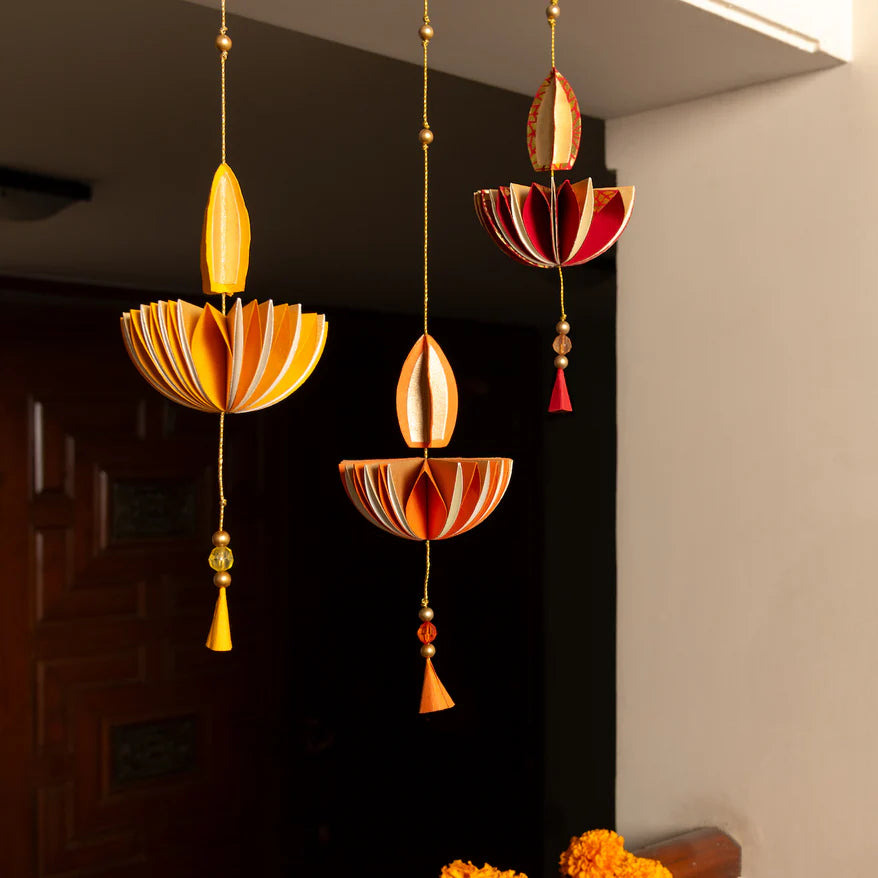 Diya Hanging (Set of 3)