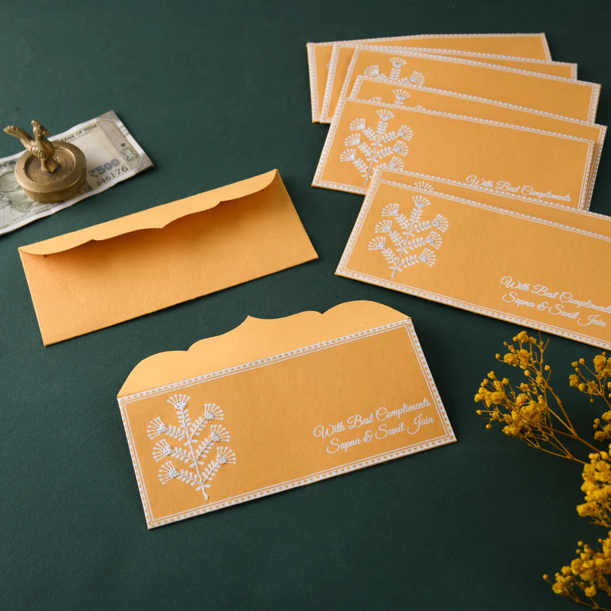 Sarang Embroidered Money Envelope - 10 pc