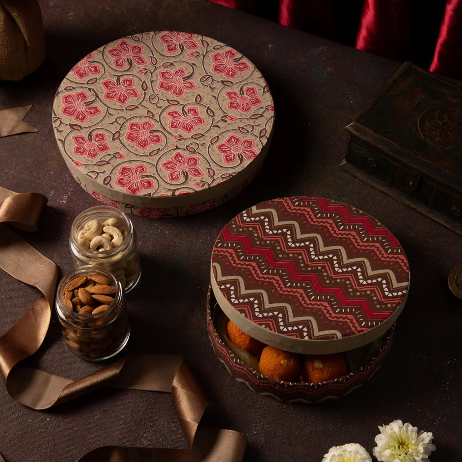 Block Story 1.2  Round Box (Set of 2)