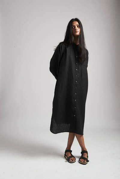 Kohl Linen Shirt Dress