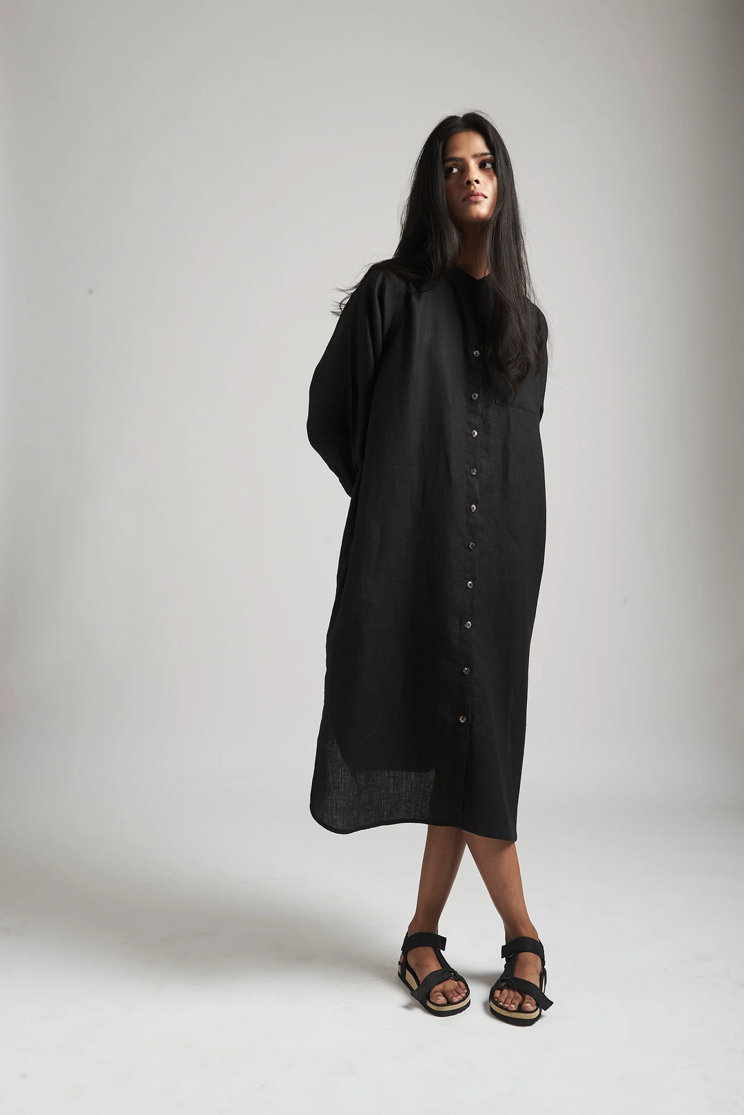 Linen Shirt Dress