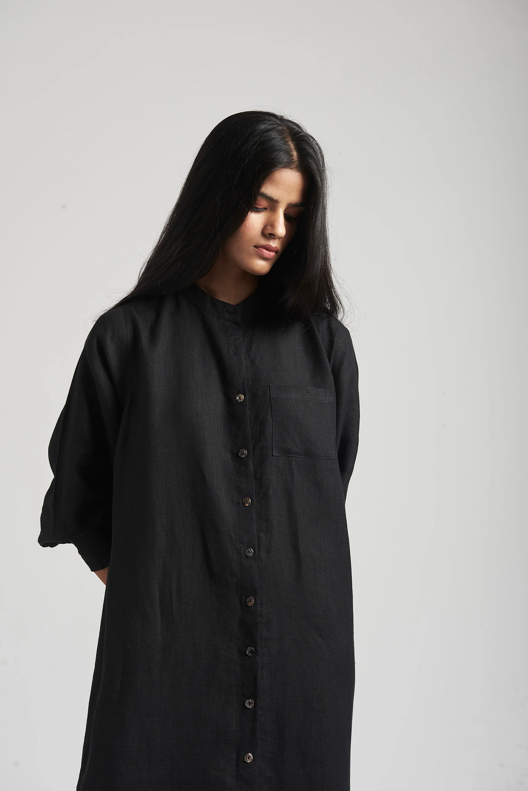 Linen Shirt Dress
