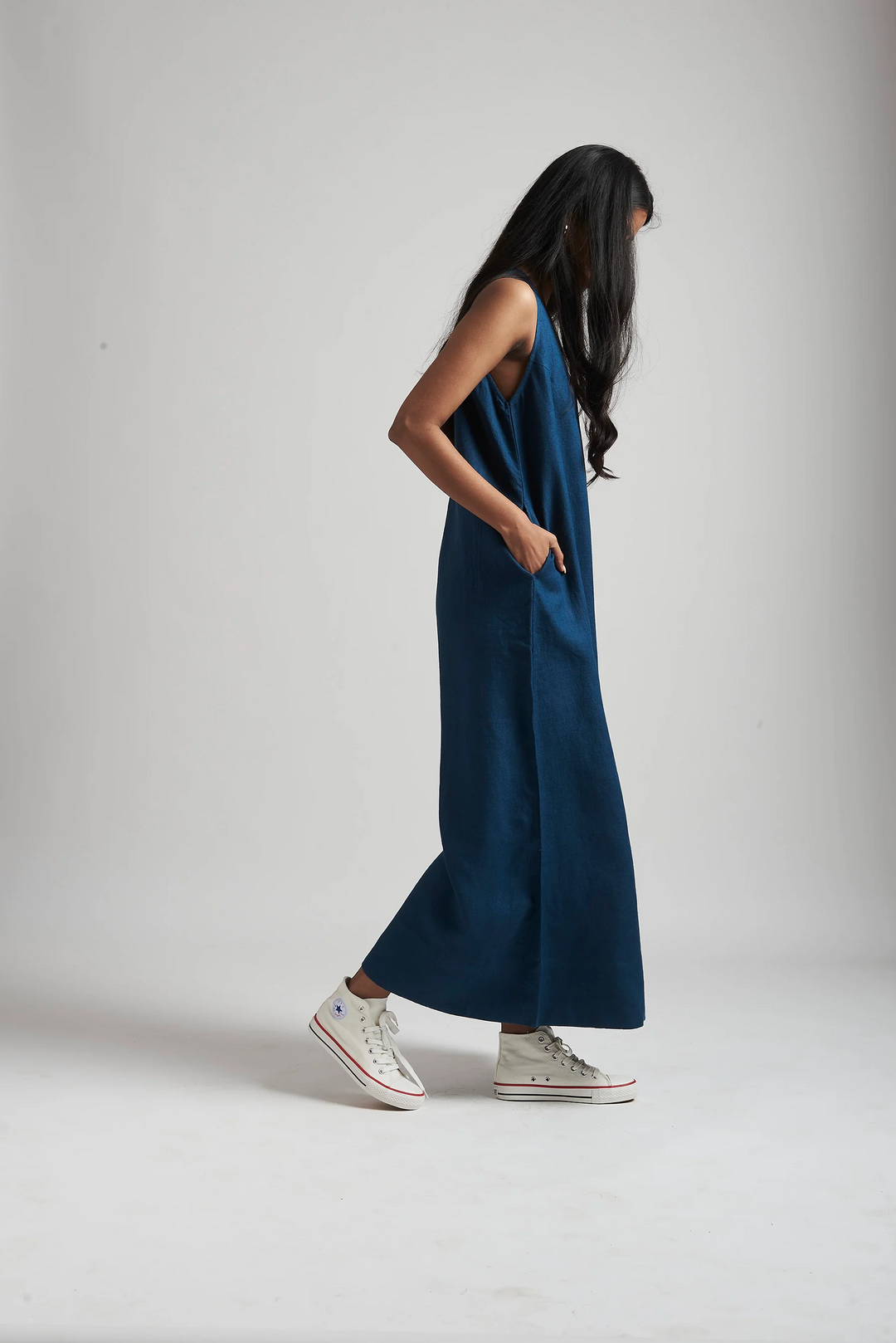 Linen Flared Jumpsuit