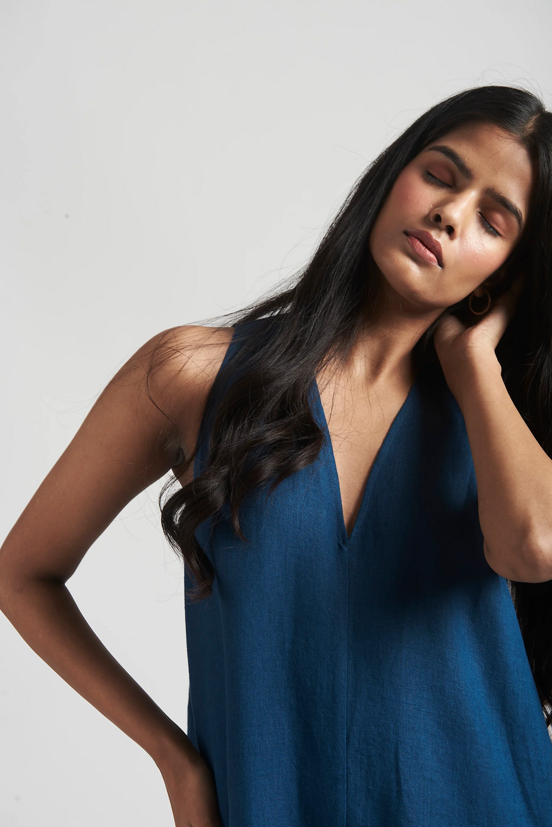 Linen Flared Jumpsuit