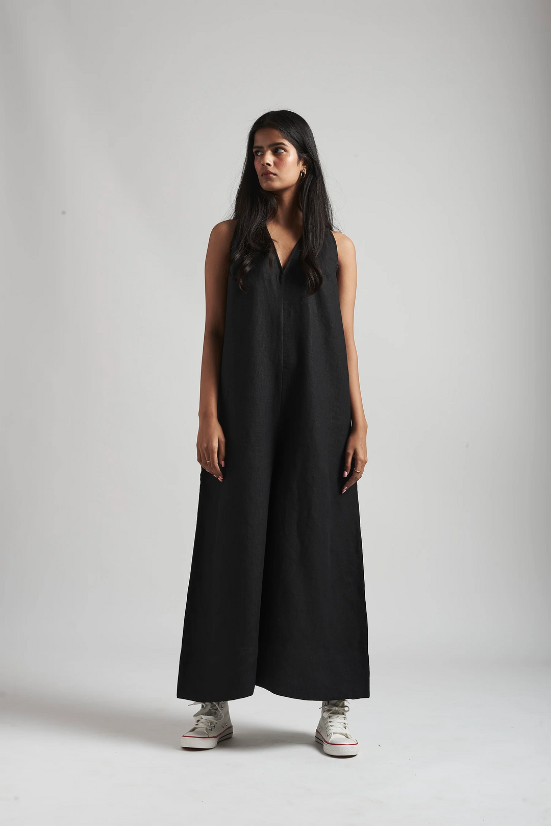 Linen Flared Jumpsuit