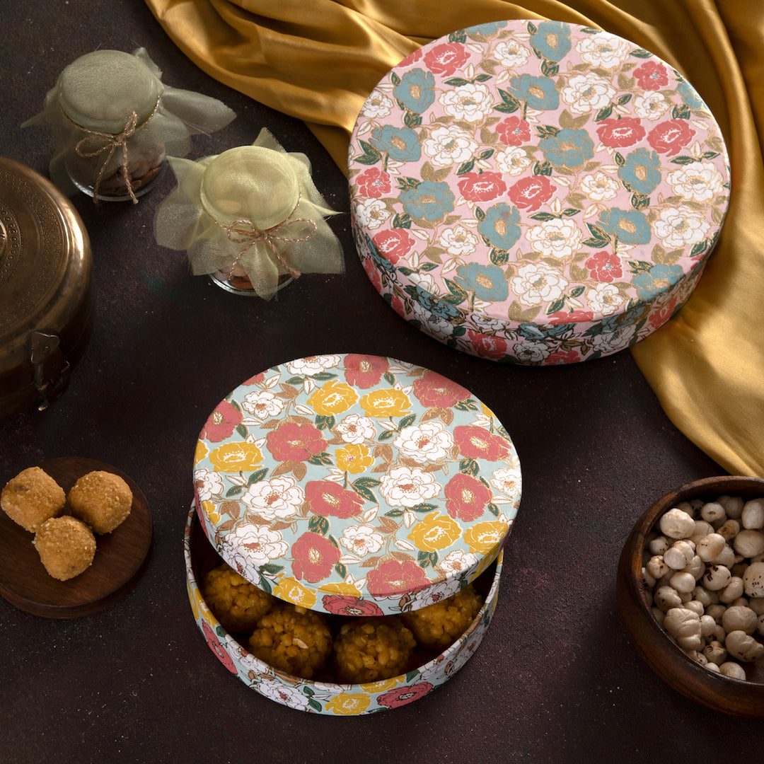 Phool Round Box (Set of 2)