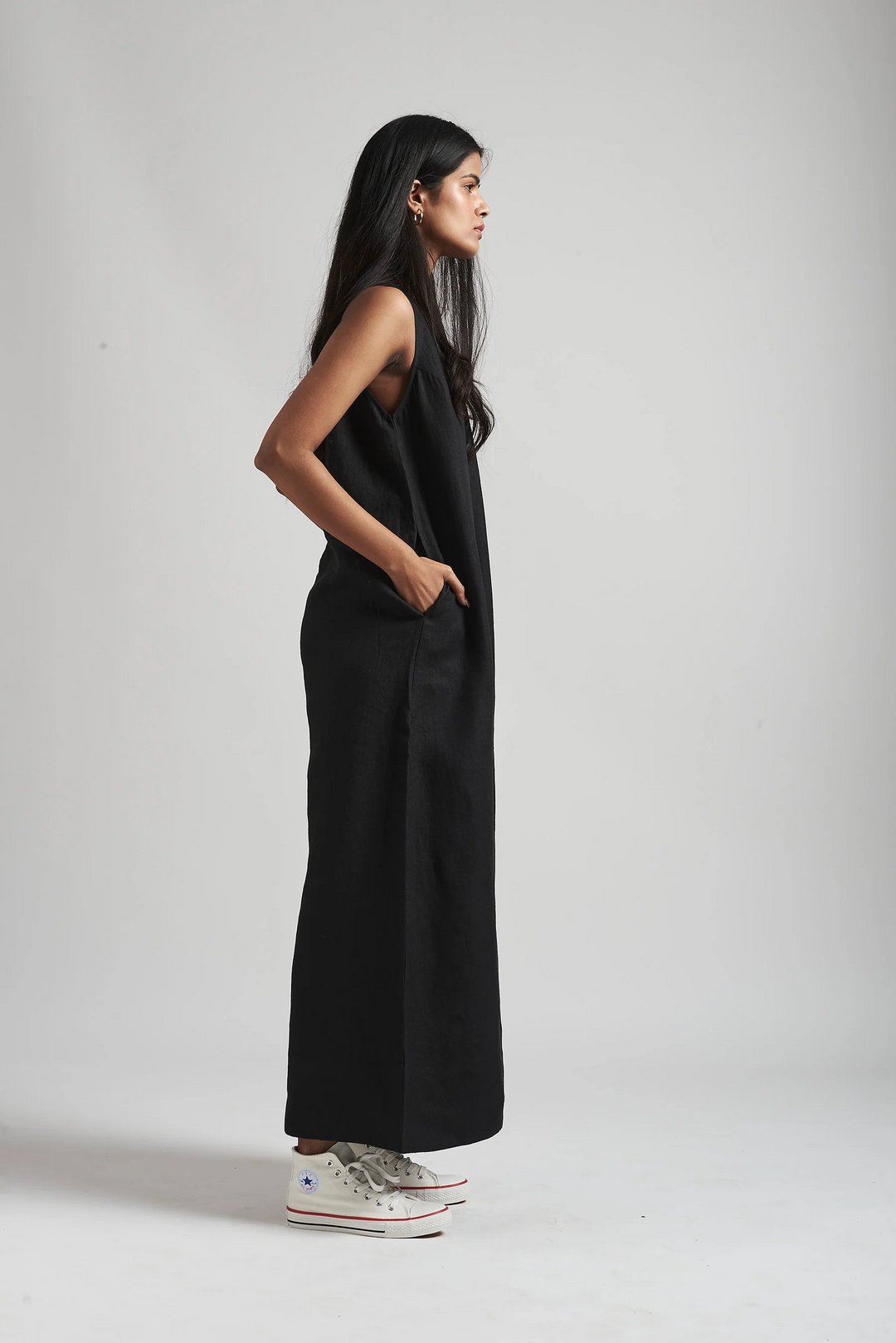 Linen Flared Jumpsuit
