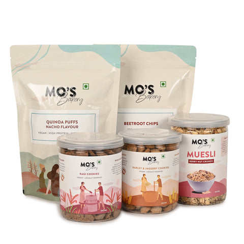 Mo's Bakery Kids' Protein Boost - Millet protein pack for kids - Trial ,  14 Day