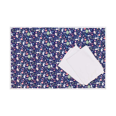 Daiper Changing Mat with Organic Cotton Sheets - Enchanted Forests