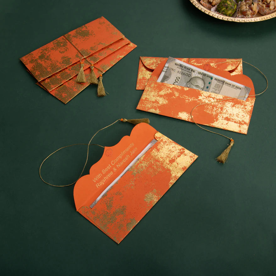 Texture Money Envelope - 10 pc