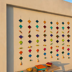 Fabric Kite Dangler - Set of 2