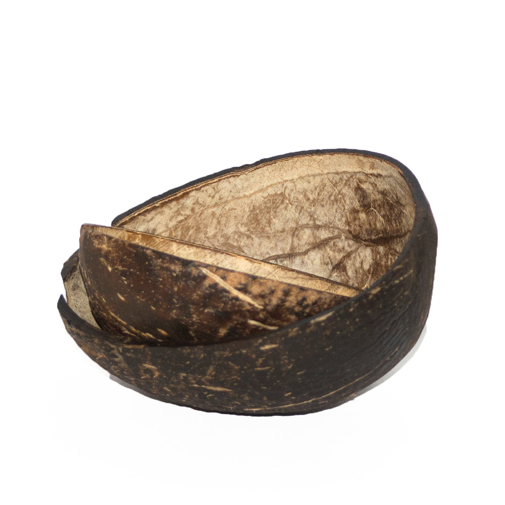 Geosmin All purpose oval coconut shell bowls
