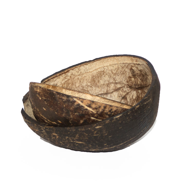 Geosmin All purpose oval coconut shell bowls