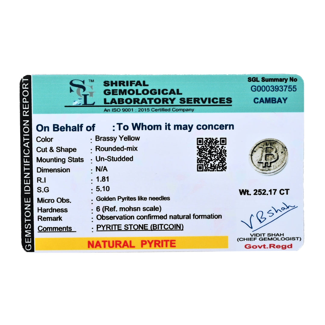 Bamboology Trends Pyrite Bitcoin Coin – The Wealth & Abundance Token