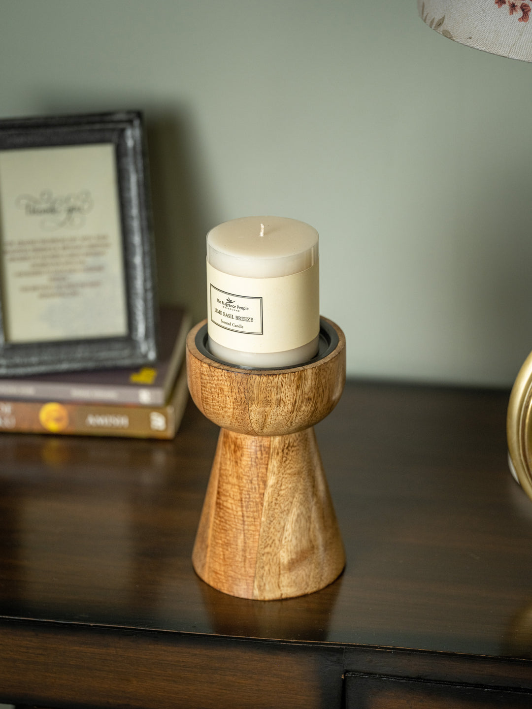 Araana Home Deevan - Tapered Wooden Candle Holder