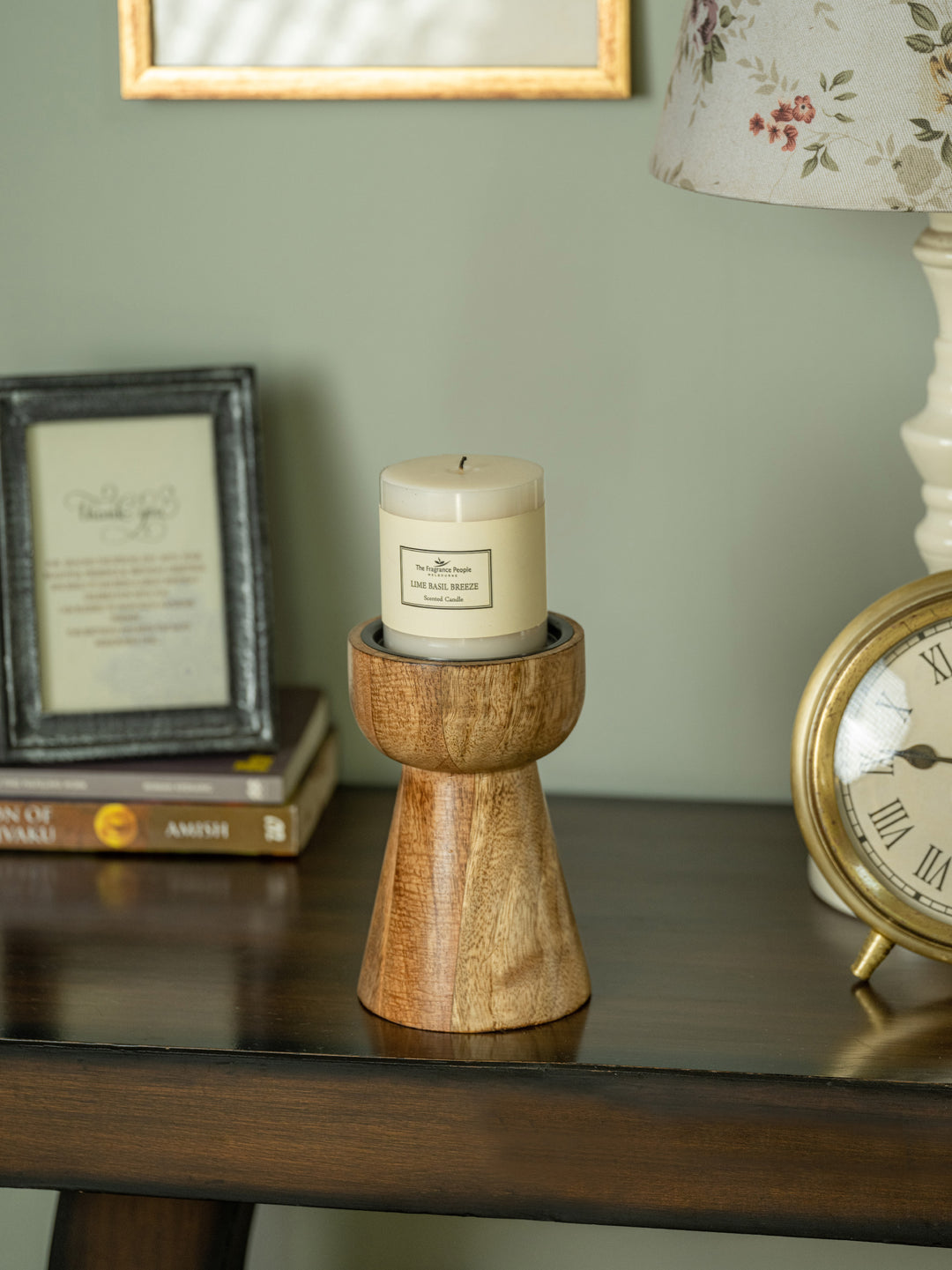 Araana Home Deevan - Tapered Wooden Candle Holder