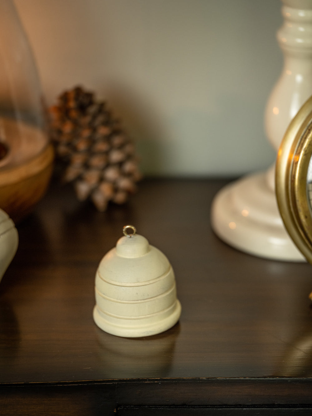 Araana Home Wooden Bell Shaped Christmas Hanging