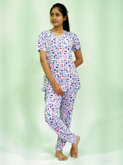 Lavender Dreamland Women's Pajamas Set in TENCEL™