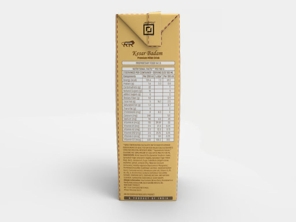 OATEY Kesar Badam millet Milk