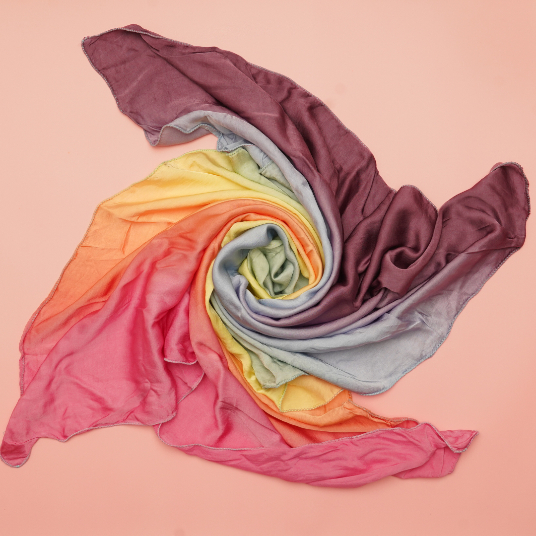 Semi-Giant and Giant Rainbow Playsilk | Waldorf Playsilk