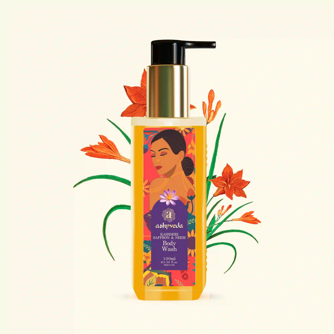 Radiant Kashmiri Saffron & Neem Body Wash