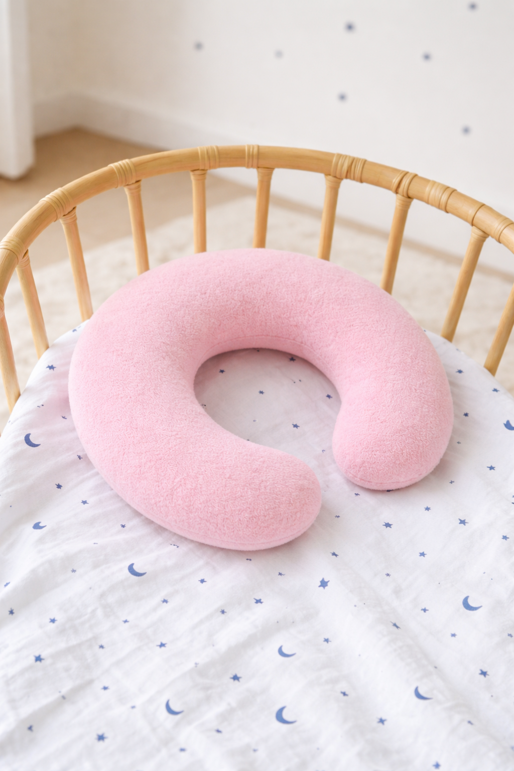 Tiny Traveler Pillow | Bamboo Terry Baby Neck Pillow for Car Seat, Stroller & Travel