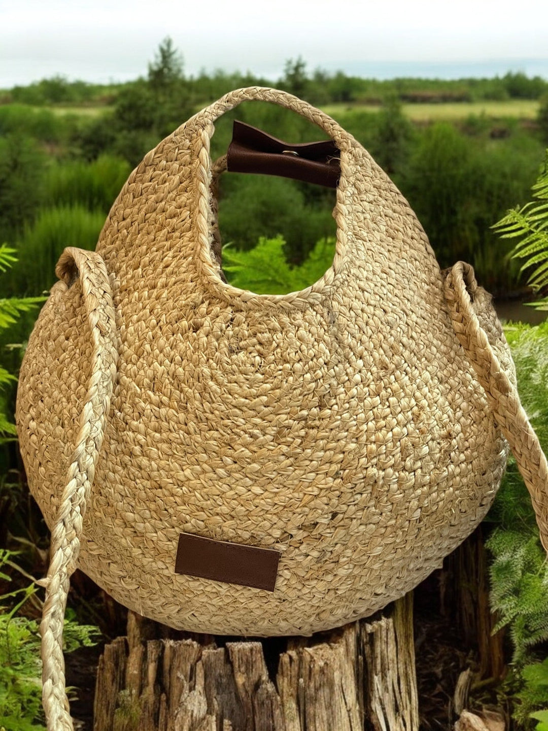 ONEarth Round Jute Bag
