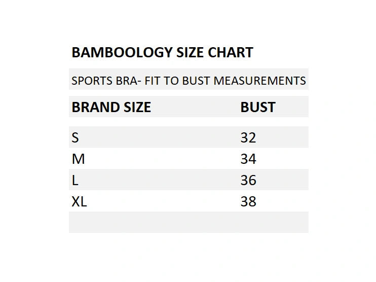 Bamboo Fabric Sports Bra | Non Padded, Non Wired, Seamless and Full Coverage | Clean