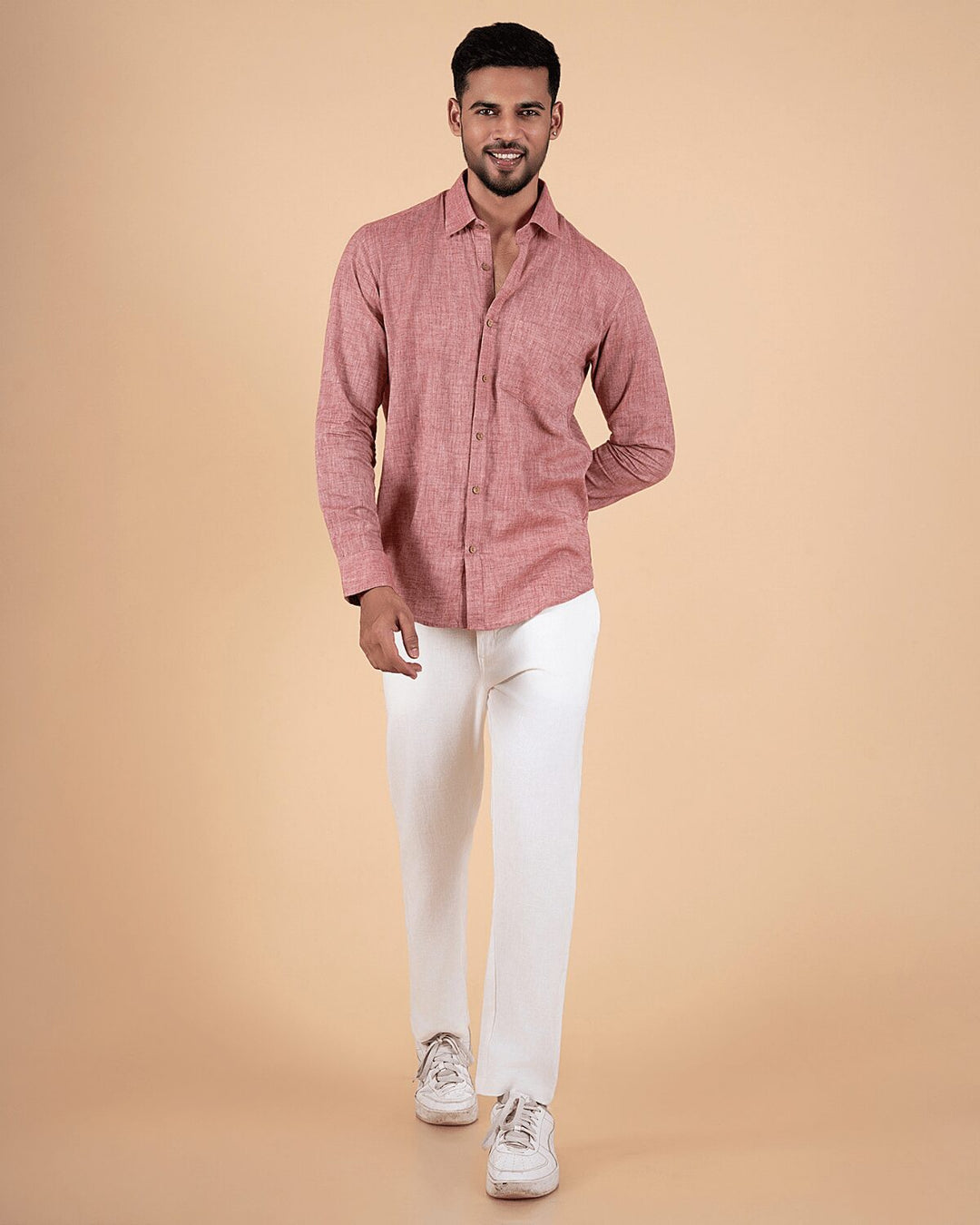 Earth Tone Full Sleeve Men Shirt