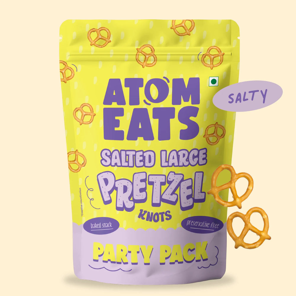 Atom Eats Salted Large Knot Party Pack | 150g Pack by Atom Eats