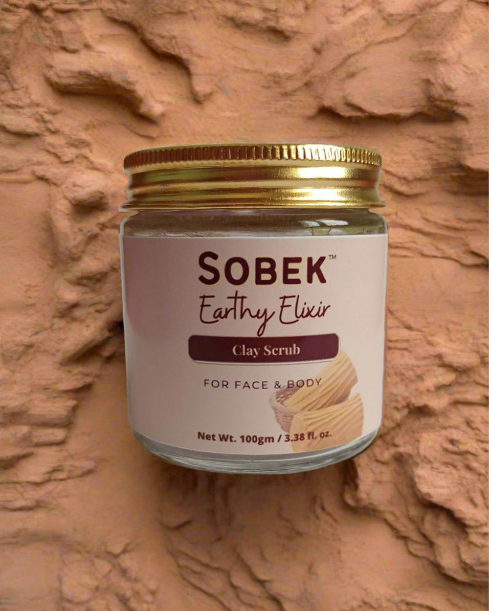 Earthy Clay Face and Body Scrub for Itch Free Skin 100 gm
