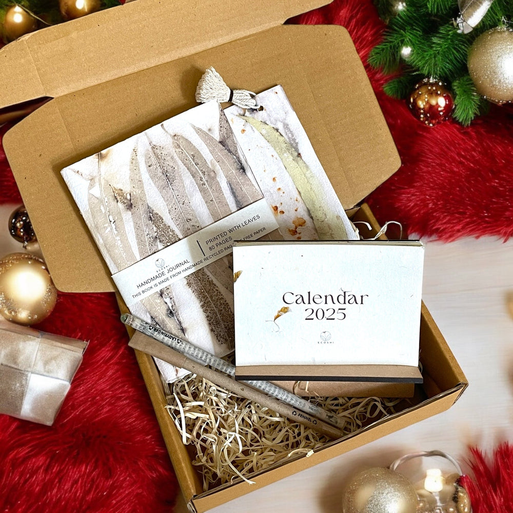 Ecoshi New Year Gift Box | Journal, Bookmark & Desk Calendar