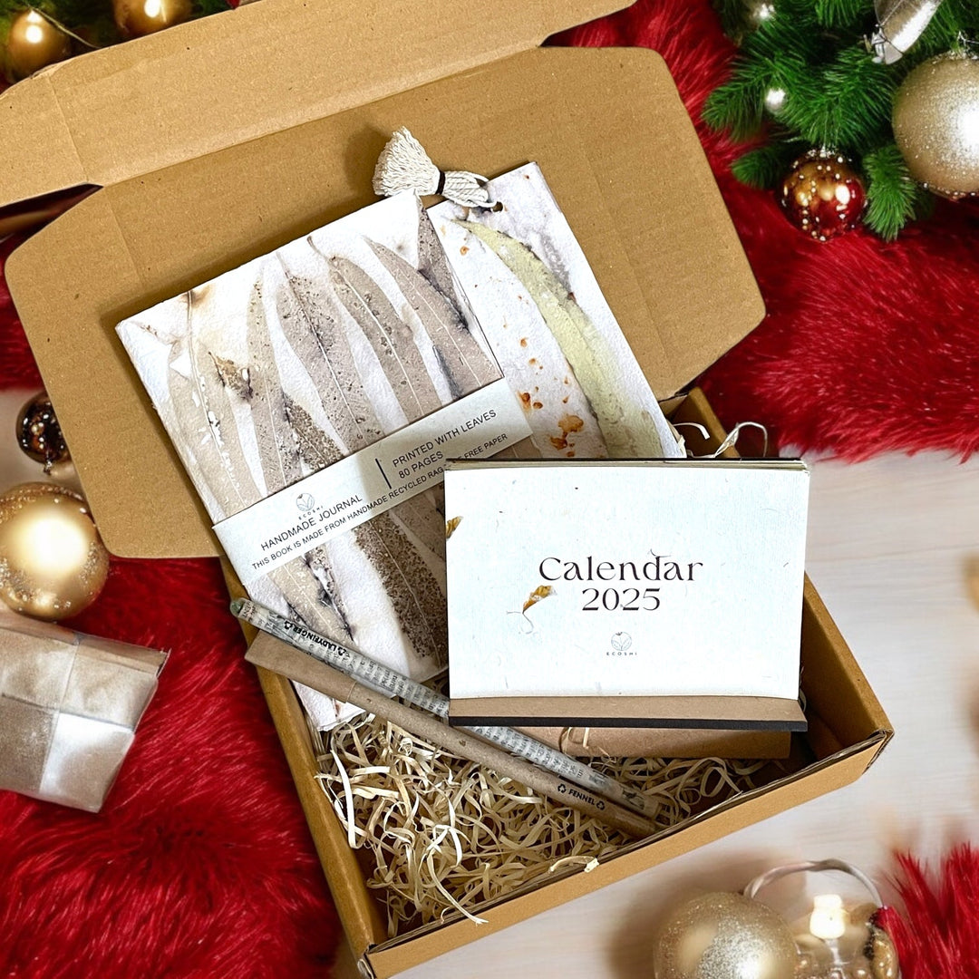 Ecoshi New Year Gift Box | Journal, Bookmark & Desk Calendar