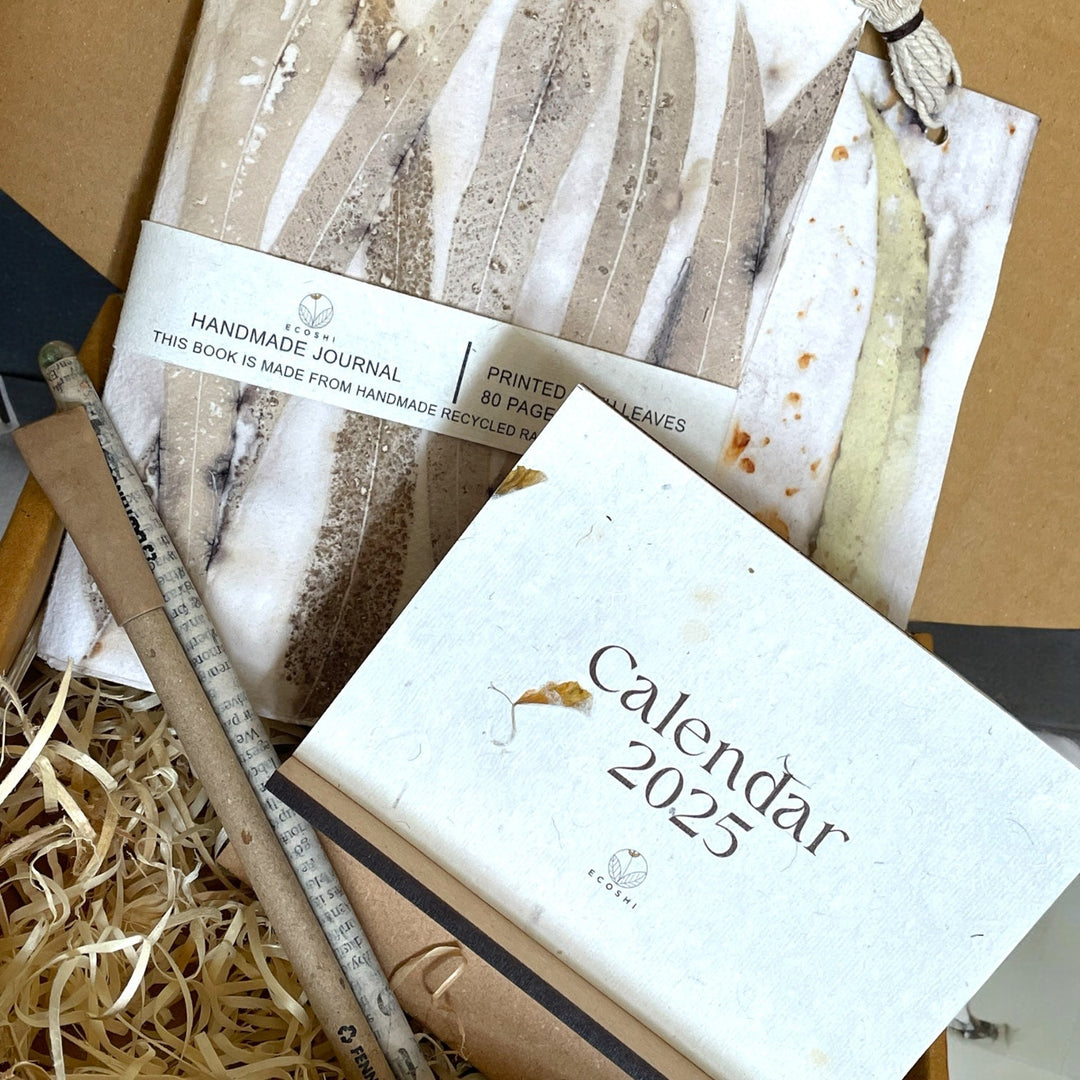 Ecoshi New Year Gift Box | Journal, Bookmark & Desk Calendar
