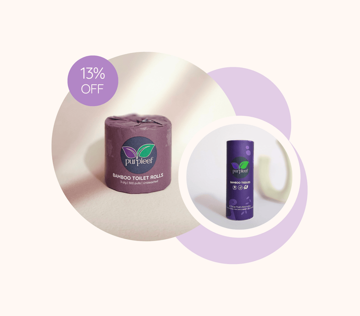 Eco Mega value Kit | TrueFiber | 6 Toilet Rolls, 4 Facial Tissues - Suspire