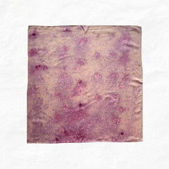 Eco-printed Lavender Rain Bandana