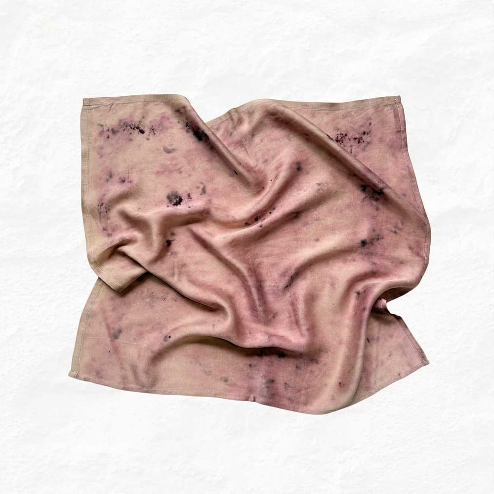 Eco-printed Lilac Whispers Bandana