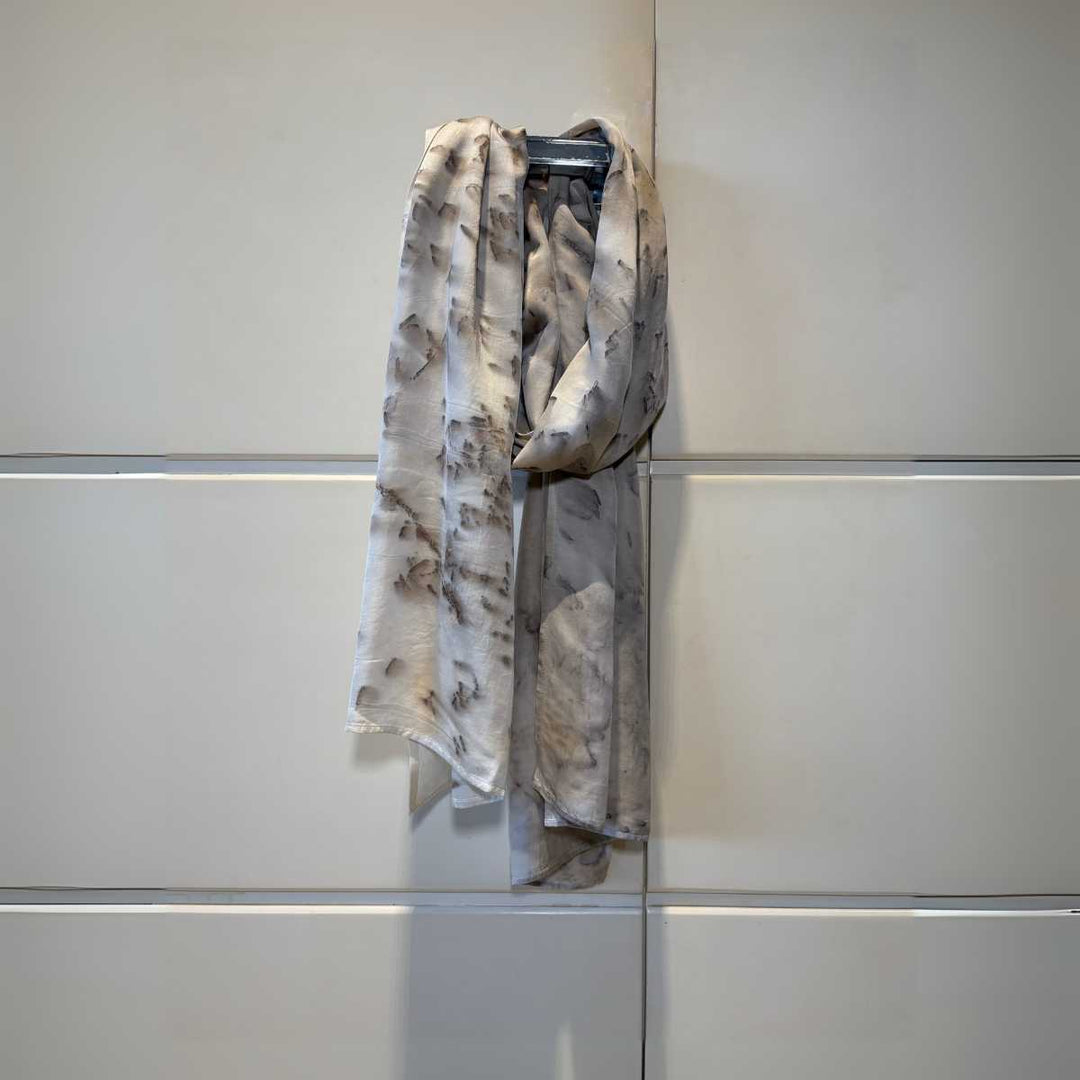 Eco - printed Silverwood Canopy Scarf - Suspire